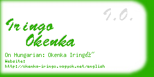 iringo okenka business card